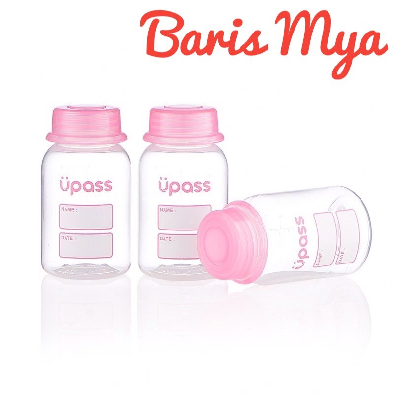 Bộ 3 bình trữ sữa 125ml UPASS (Thái Lan)