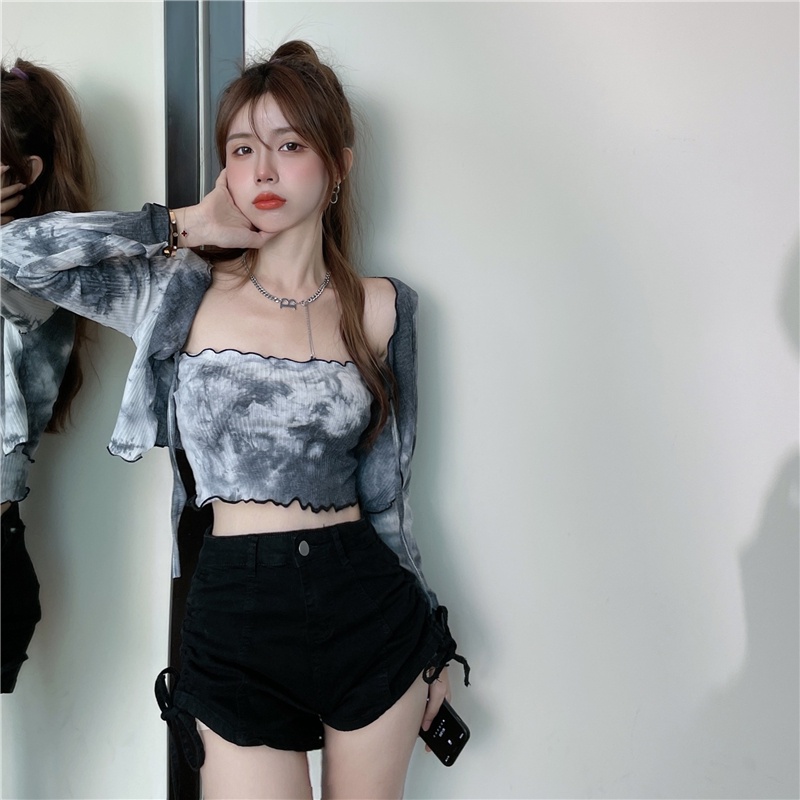 Áo Ống Nhuộm Màu Kiểu Hàn Quốc Dễ Phối Đồ