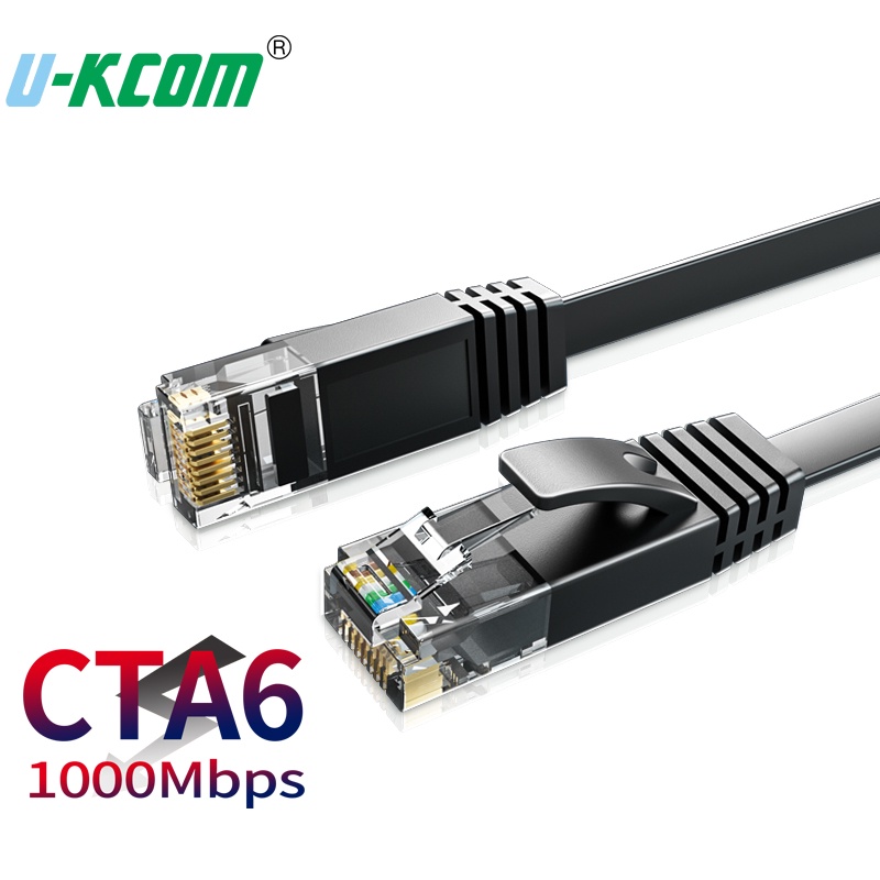 Dây Cáp Mạng Ethernet RJ45 Cat6 Tốc Độ Cao 1000mbps Màu Đen/Xám/Xanh ...