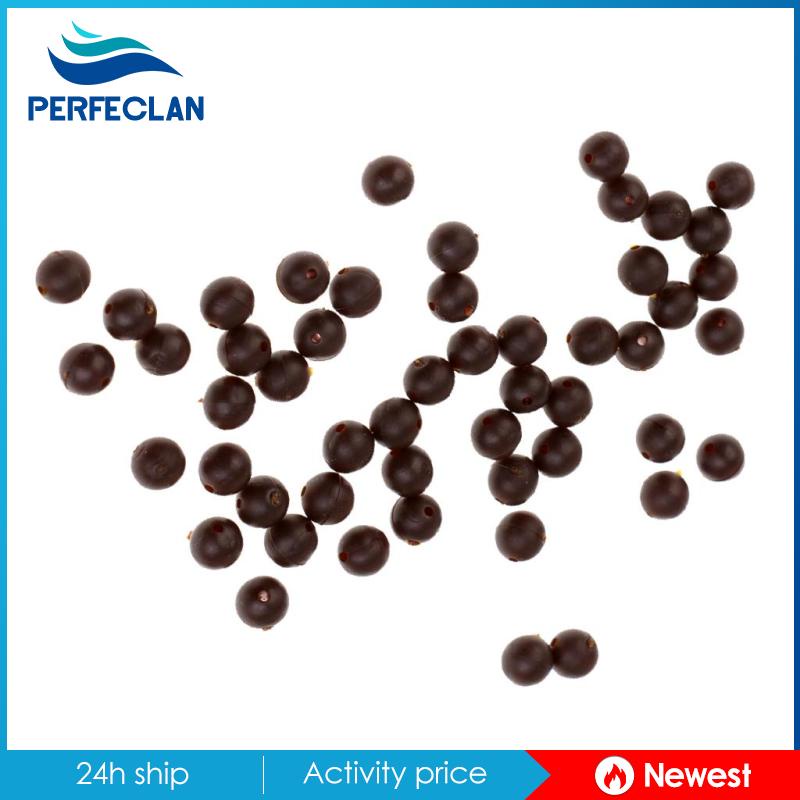 Set 50 Hạt Cườm Nhựa 8mm Hỗ Trợ Câu Cá