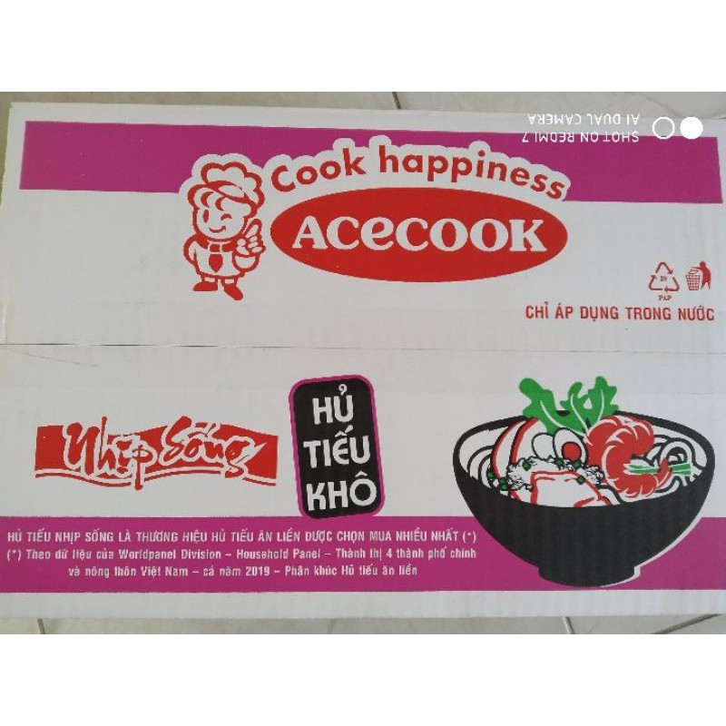 Thùng hủ tiếu Khô Nam Vang nhịp sống Acecook