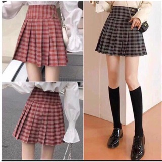 G10. 8852. CHÂN VÁY KẺ 2 KHUY