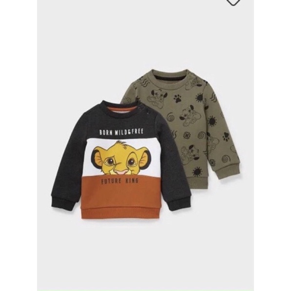 Set 2 bộ nỉ Lion bé trai