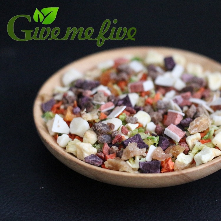 Rau củ hỗn hợp trộn thịt thơm ngon bổ sung dưỡng chất cho chó mèo