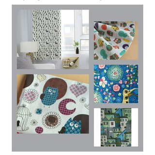 Rèm vải canvas mẫu CON VẬT dán tường không cần thanh treo