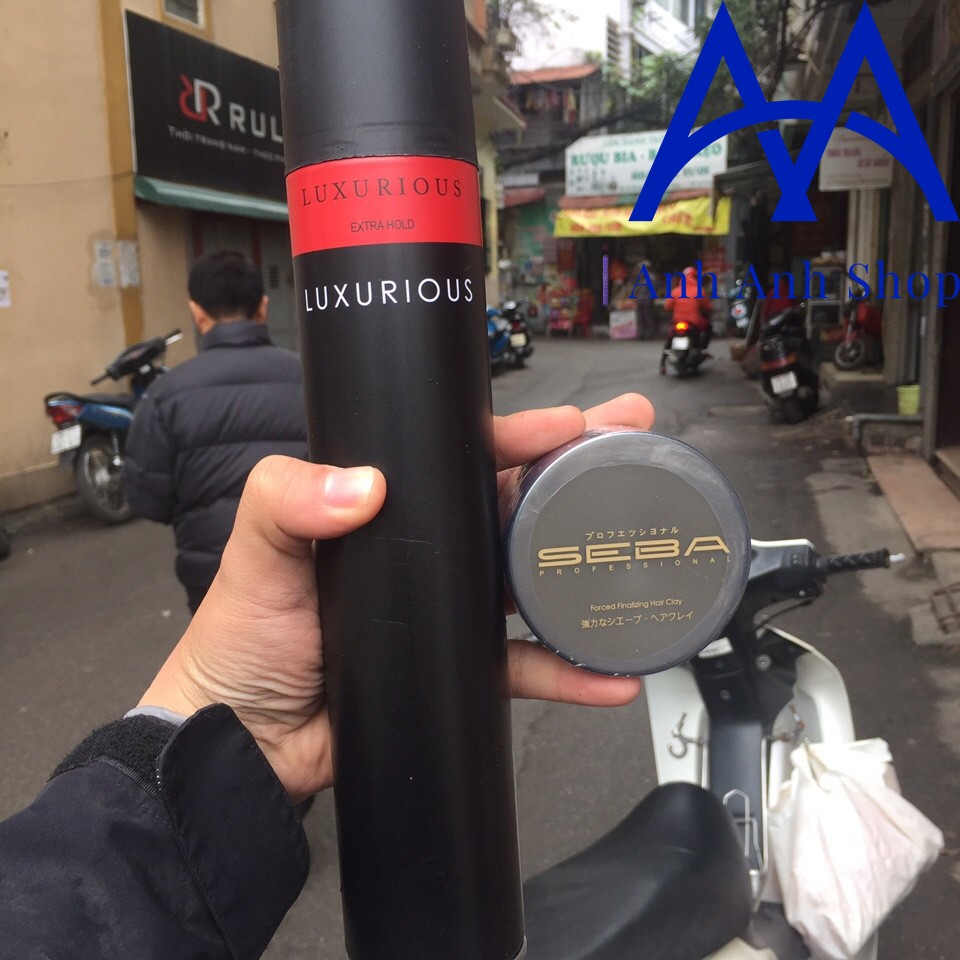 Combo Sáp Seba và Gôm Luxurious 420ML