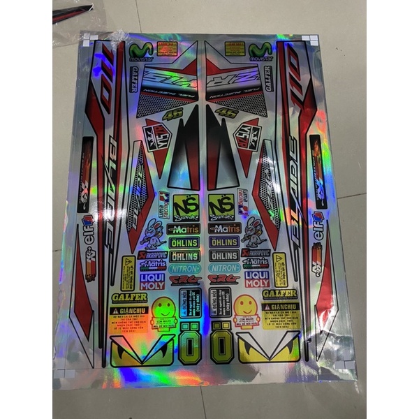 tem rời crom titan 7 màu theo yêu cầu