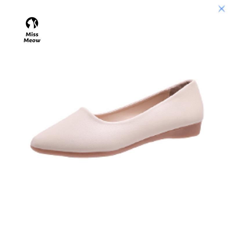 Miss meow 2021 giày thường xuân mới của Hàn Quốc mẹ đế bệt đơn nữ | BigBuy360 - bigbuy360.vn
