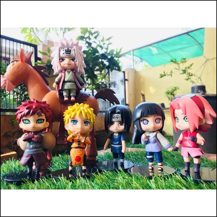 Mô Hình Nhân Vật Anime Naruto Sasuke Sakura Hinata Jiraiya Chibi Nendoroid