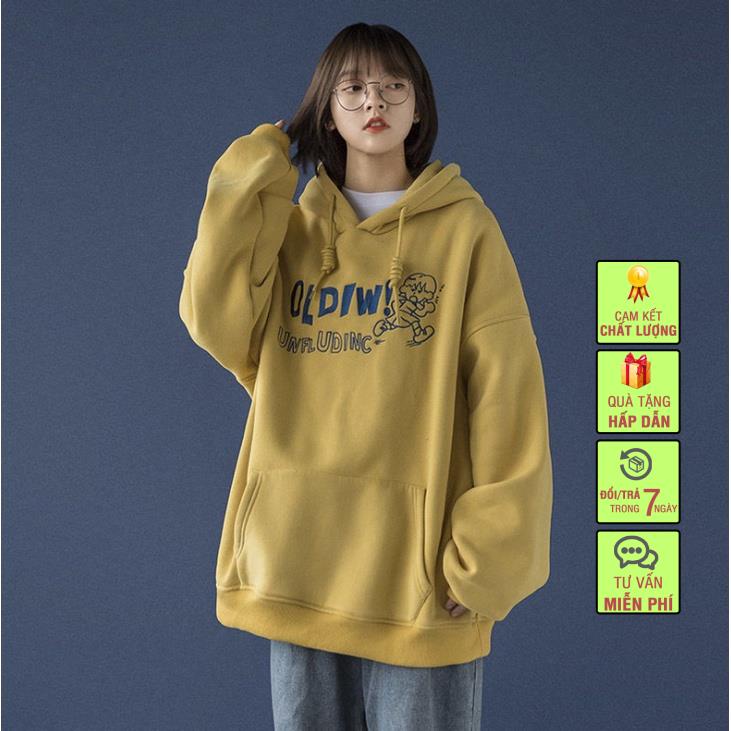 Áo hoodie nam nữ,Áo sweater nỉ nam nữ from rộng Unisex chất nỉ ngoại 2 lớp dày dặn | BigBuy360 - bigbuy360.vn