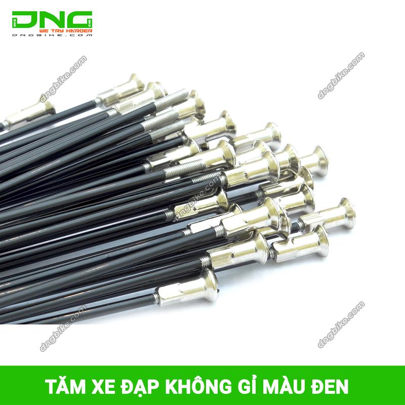 Tăm  xe đạp không rỉ màu đen