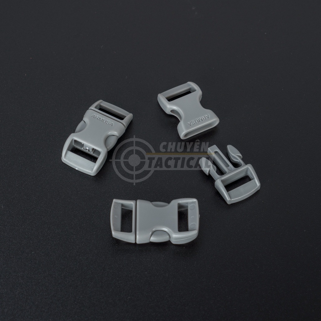Khóa bấm nhựa paracord làm vòng tay sinh tồn - PARACORD BUCKLE 3/8"