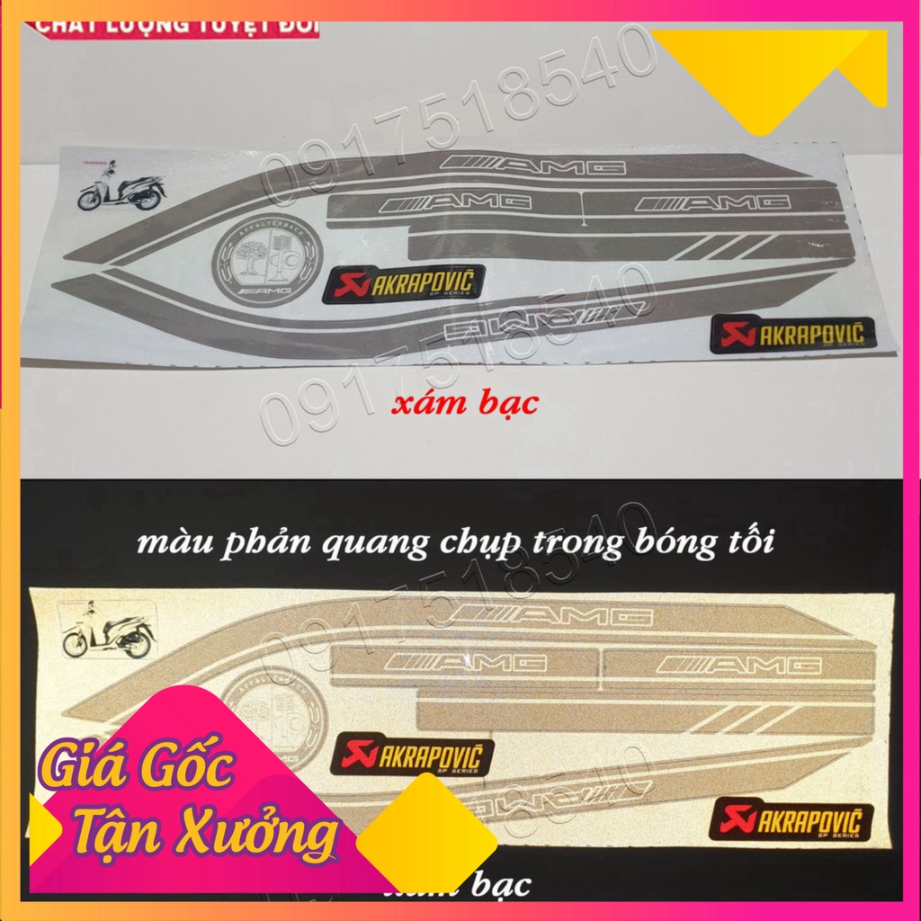 Tem Chỉ AMG Phản Quang 3M Dán SH Việt 2020 - 2021 (Loại 1) (Ảnh Sp thật)