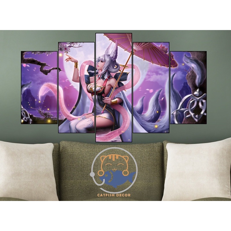 Tranh dán tường Decor trang trí phòng ngủ Game LIÊN QUÂN mobile