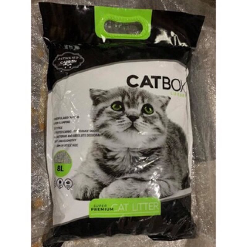 Cát vệ sinh than hoạt tính CATBOX cho mèo , Catbox vị chanh,táo, cà phê
