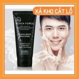 Sữa Rửa Mặt Nam Than Hoạt Tính Black Force Dabo Hàn Quốc (120ml)