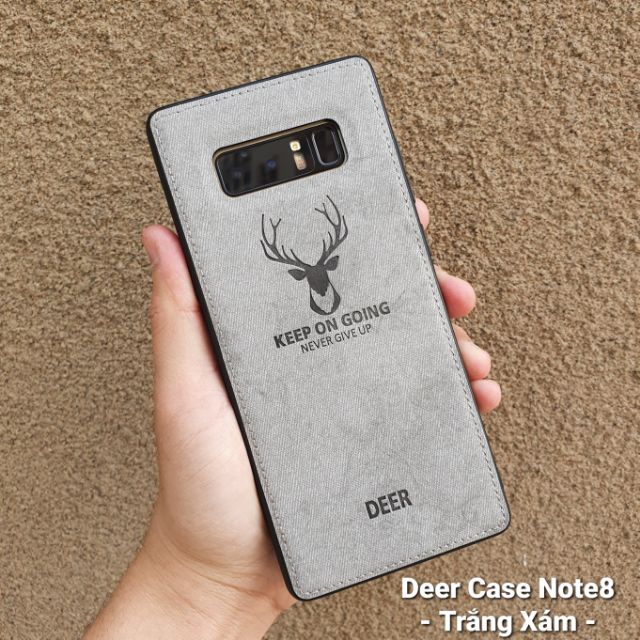 [RẺ VÔ ĐỊCH] Ốp Samsung Note 8, Note 9, Note 10 plus vải jean đầu Hươu rẻ đẹp nam tính | BigBuy360 - bigbuy360.vn