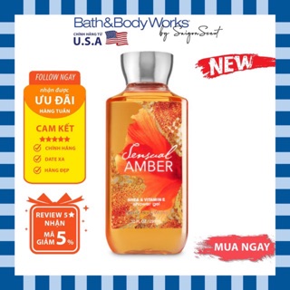 Sữa tắm Bath & Body Works - Sensual Amber (295ml)