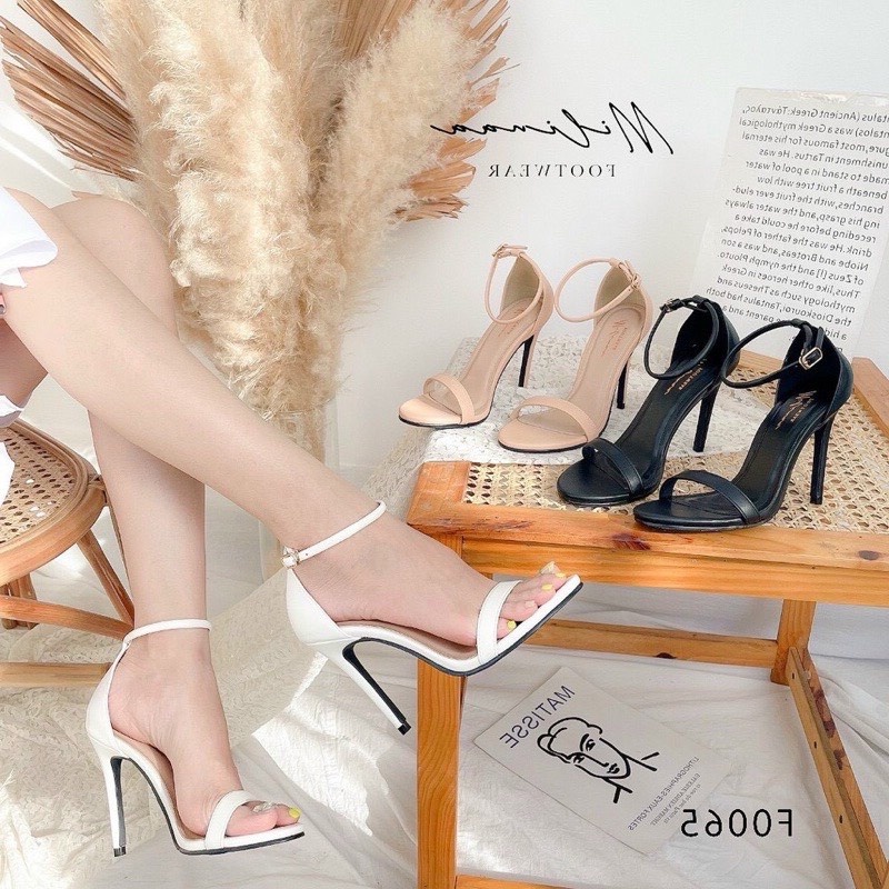 Sandanl Nữ Cao Gót 9 Phân Quai Mảnh Chắc Chắn Hàng VNXK Chân Dài Miên Man size 34-39