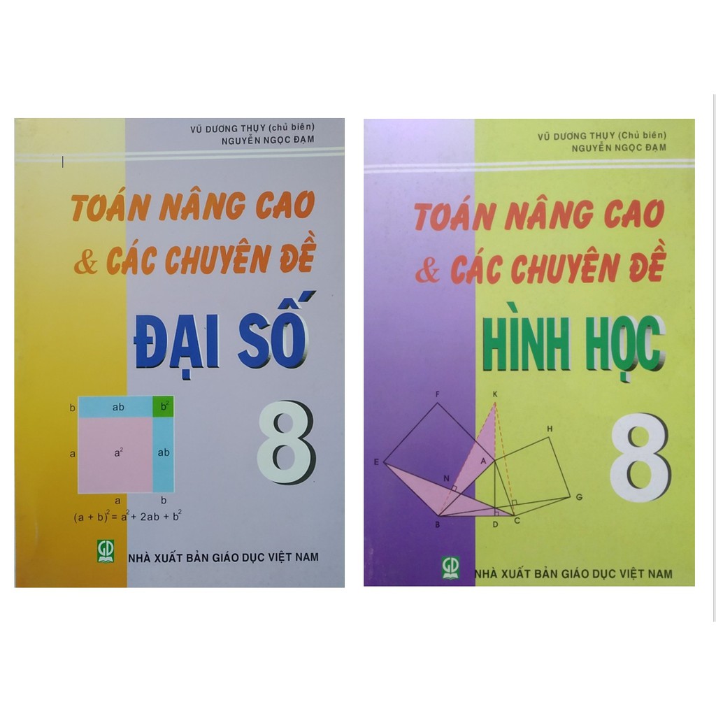 Sách - Combo Toán nâng cao và các chuyên đề 8 (đại số+ hình học)