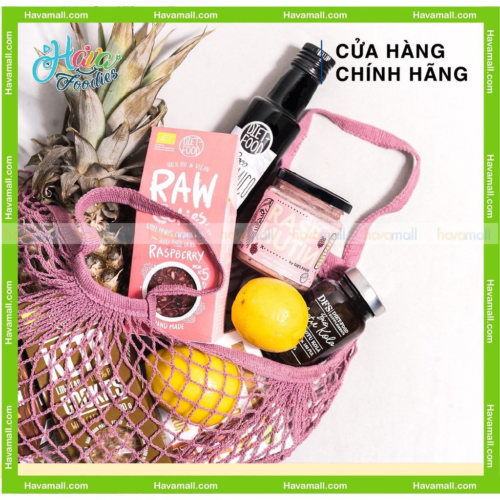 [HÀNG CHÍNH HÃNG] Bơ Kem Hạt Dinh Dưỡng Mix Phúc Bồn Tử Hữu Cơ Diet Food 200gr