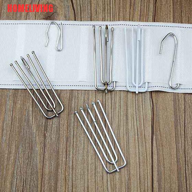 Set 30 Móc Treo Rèm Cửa Bằng Kim Loại Chống Rỉ