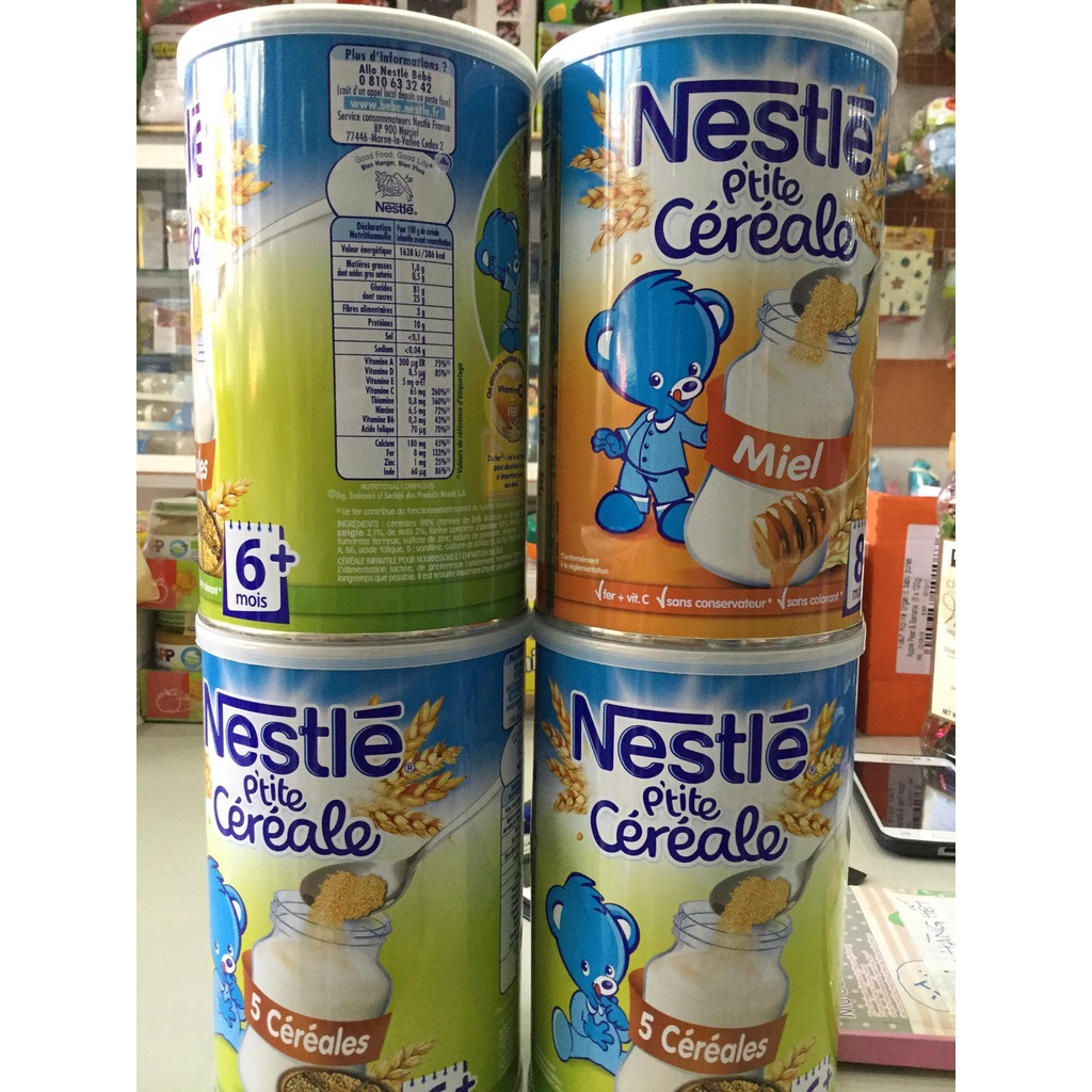 Bột pha sữa Nestle Pháp nhiều vị