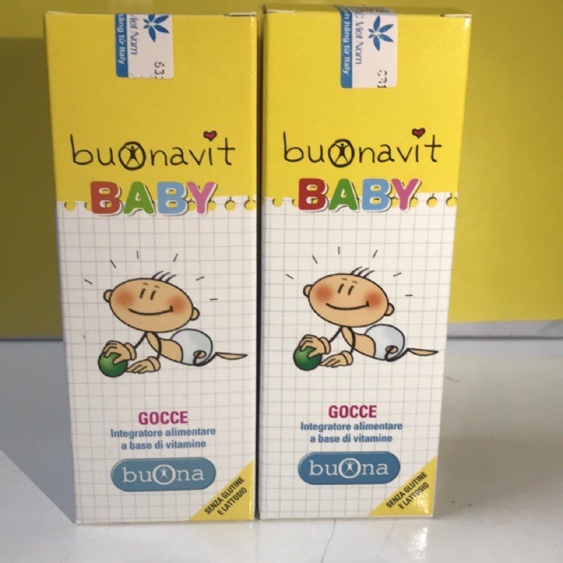 Buonavit Baby Bổ Sung Vitamin Giúp Bé Tăng Cường Dưỡng Chất Hấp Thu Cho Bé