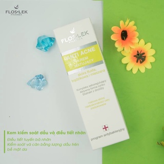 [Chính Hãng] Kem kiểm soát dầu và điều tiết nhờn Floslek Anti Acne Mattifying Cream 50ml