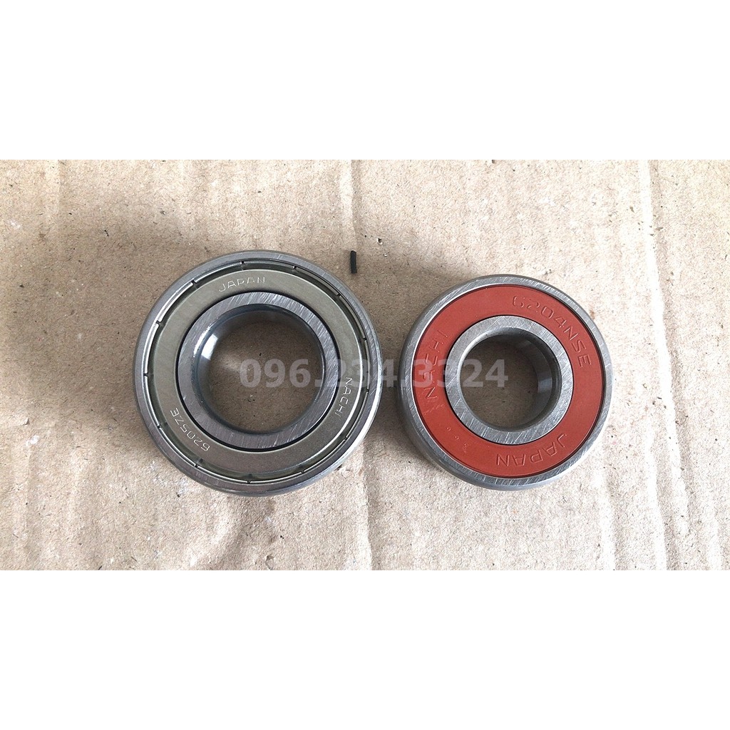 LOẠI TỐT | Bộ 2 vòng bi japan máy giặt Electrolux cửa trước 10751, 10741, 10742, 12732