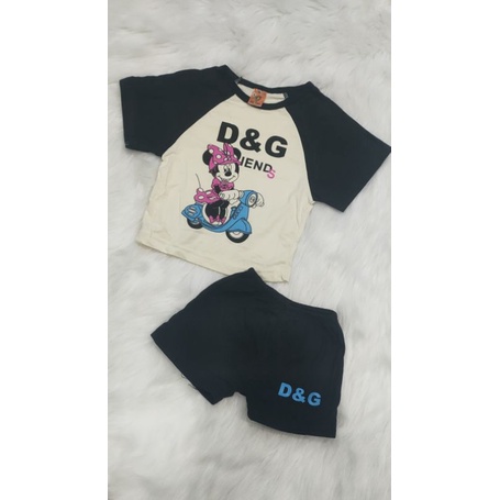 Bộ tay ngắn quần short thun cotton cho bé trai/ gái