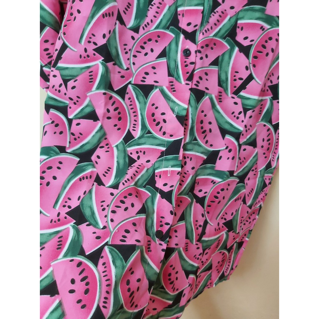 Áo sơ mi dưa hấu hồng MASAN26062010