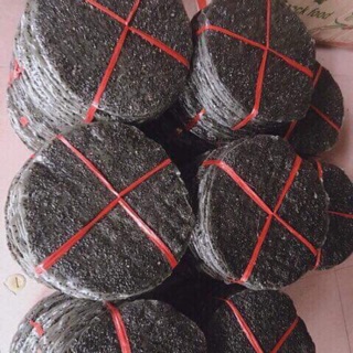 (Rẻ vô địch) 10 bánh đa vừng đen đô lương chưa nướng