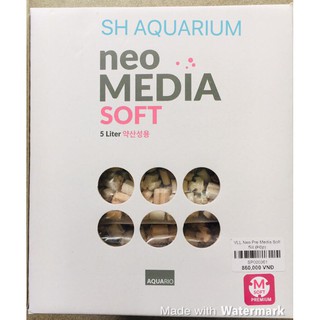 Vật liệu lọc cho bể cá cảnh, thủy sinh Neo Media Soft Premium (hộp 5 lít)