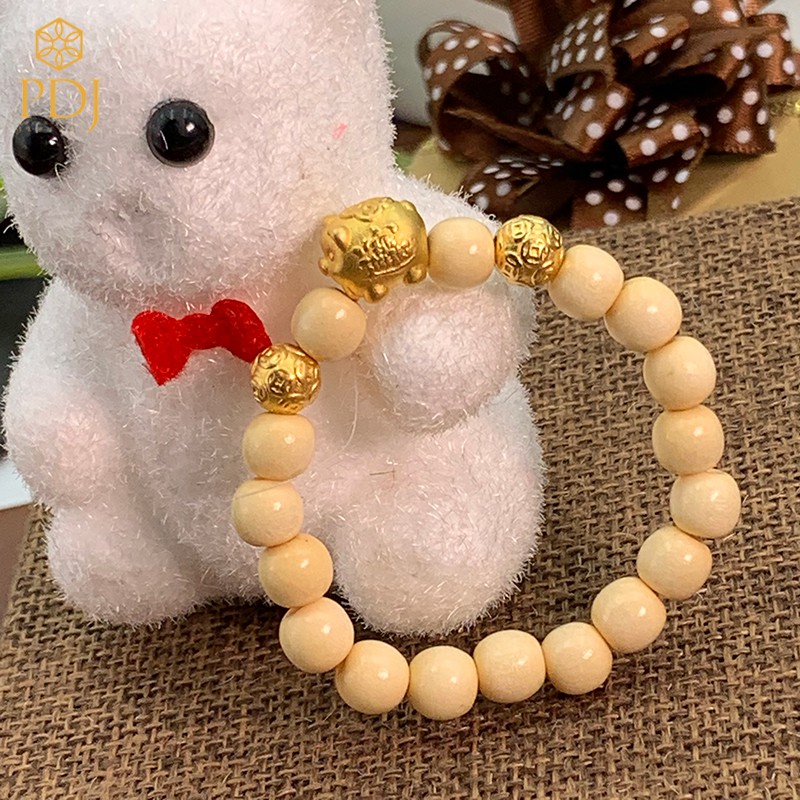 Vòng Dâu Tằm Charm Con Giáp Hợi PDJ - PDJ000228