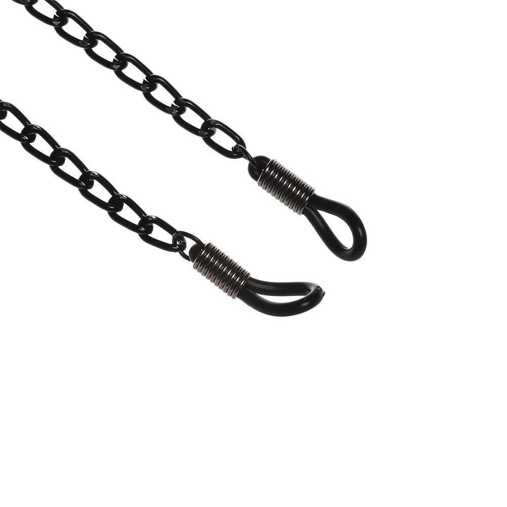 Dây Đeo Mắt Kính Bằng Kim Loại Màu Đen Phong Cách Vintage