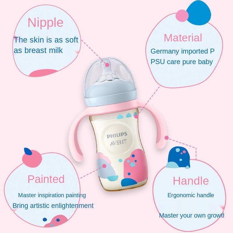 Bình Sữa Philips Avent Bằng Nhựa PPSU Tự Nhiên Cho Bé Bình sữa Avent Natural PPSU 125ml 260ml 330ml