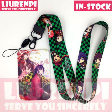 Kimetsu no yaiba Dây Đeo Thẻ Họa Tiết Anime Nezuko Zenitsu  Demon Slayer anime Card Holder With Lanyard Neck Strap Card  Holder nezuko Zenitsu Inosuke Shinobu Christmas present
