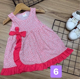 Đầm cotton bé gái size 8-22kg