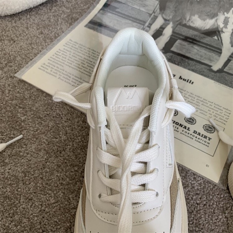 Giày Thể Thao Ulzzang Màu Trắng Phong Cách Đơn Giản Học Sinh - G02