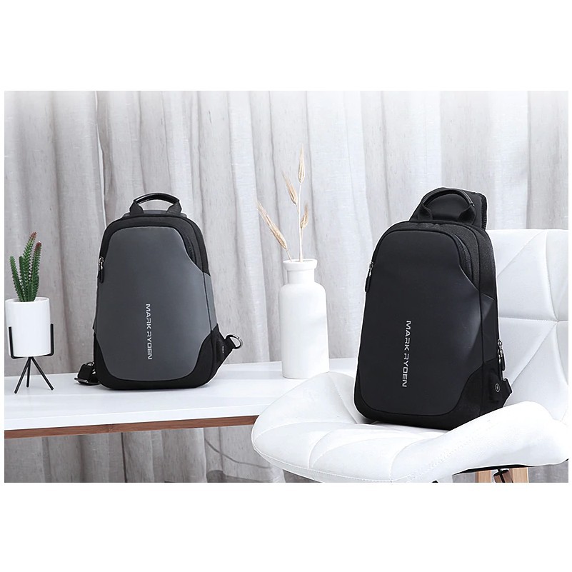 Túi đeo chéo thời trang chống nước Mark Ryden Black Edition MR-7056
