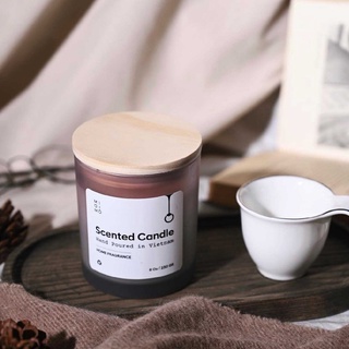 Nến thủy tinh midimo ombre 230g / khử mùi không gian/ trang trí nhà cửa/ quà tặng