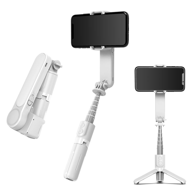 Bộ ổn định với ánh sáng lấp đầy MINI, gimbal cầm tay, gậy chụp ảnh tự sướng chân máy bluetooth chống va đập {NUL09} | BigBuy360 - bigbuy360.vn