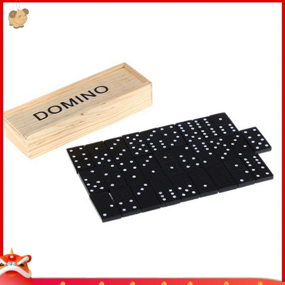 Bộ Đồ Chơi Domino 28 Miếng Bằng Gỗ Cho Bé