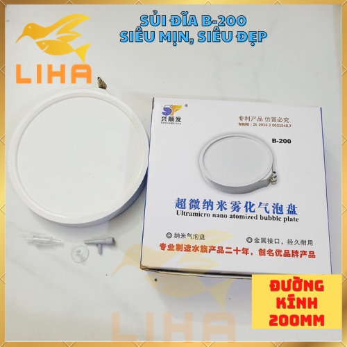 Sủi Đĩa Oxy Nano airstone Siêu Mịn, Siêu Đẹp - Đĩa Sủi Oxi Mịn Cho Bể Cá