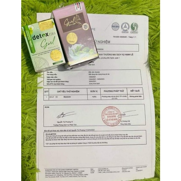 [Chính hãng tem bể ] Combo giảm cân Girl + Detox rau + gói đẹp da