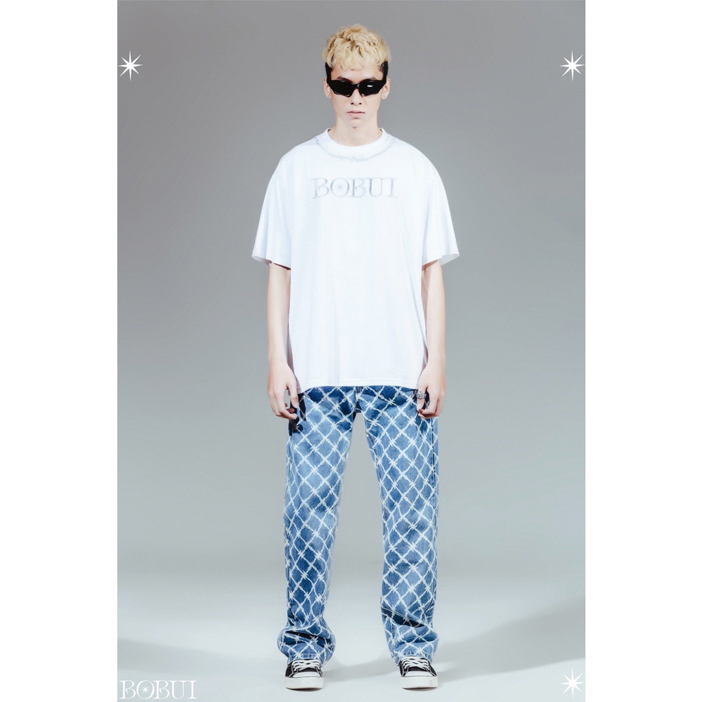 EMBROIDERED THORNS LOGO TEES/ WHITE | BigBuy360 - bigbuy360.vn