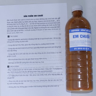 2 lít dịch chuối nguyên chất đậm đặc dùng bón cho rau hoa