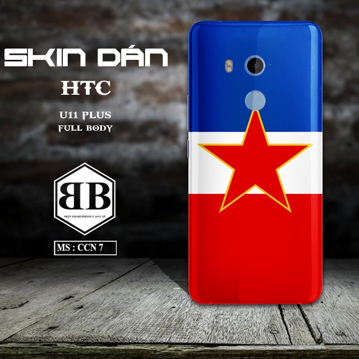 Dán Skin HTC U11 Plus Keo Dán Chuẩn 3M dùng thay ốp lưng in hình sưu tầm