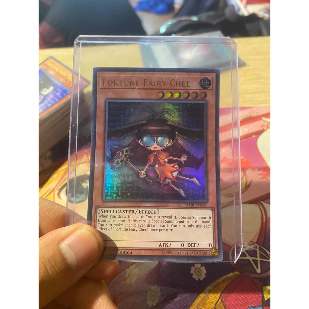 Lá bài thẻ bài Yugioh Fortune Fairy Chee-Ultra Rare - Tặng bọc bài nhựa bảo quản